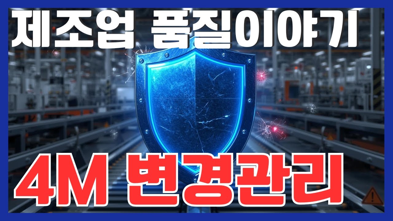 [ISO 인증 길잡이 #27강] 제조업 품질이야기 - 4M 변경관리 (PCN)