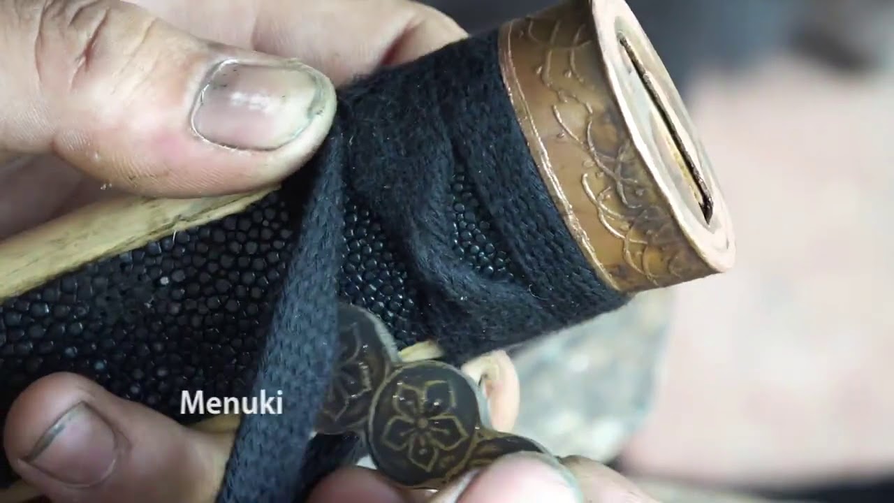 Assembling Tsuka Japanese Sword Handle.