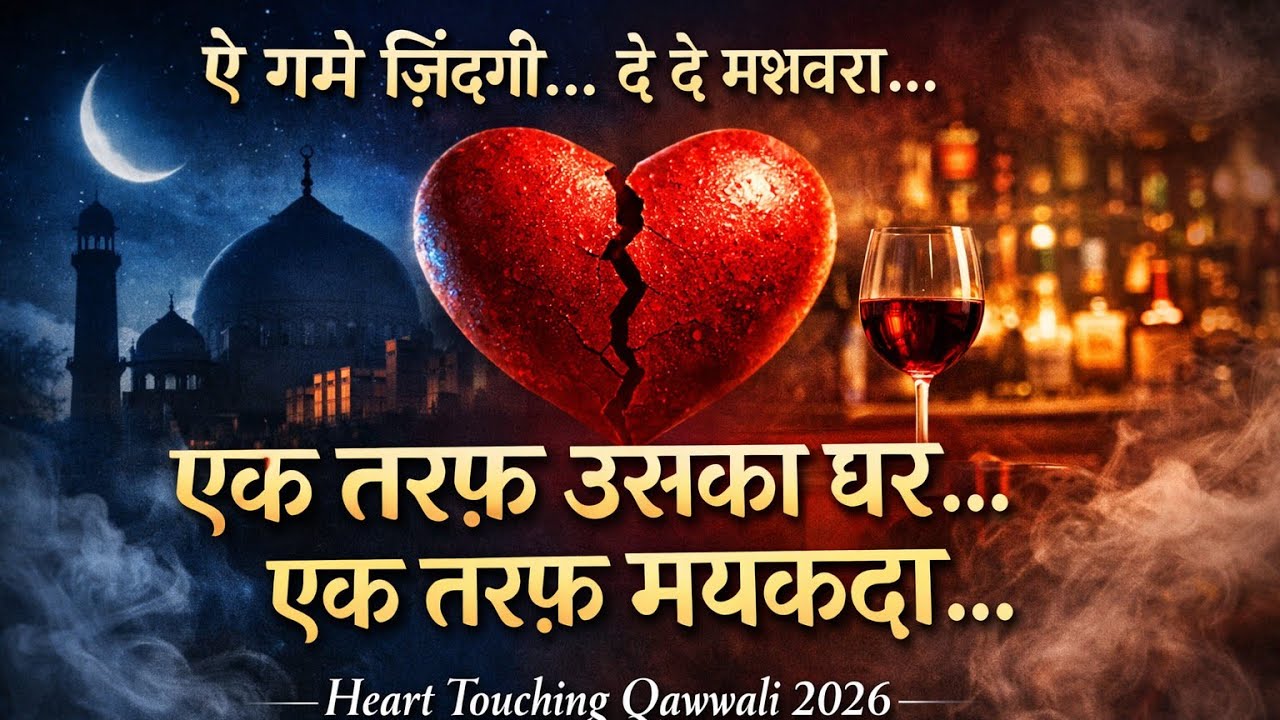 Ek Taraf Uska Ghar Ek Taraf Maykada 💔 | Ae Gham-e-Zindagi Qawwali 2026 | Heart Touching Qawwali |