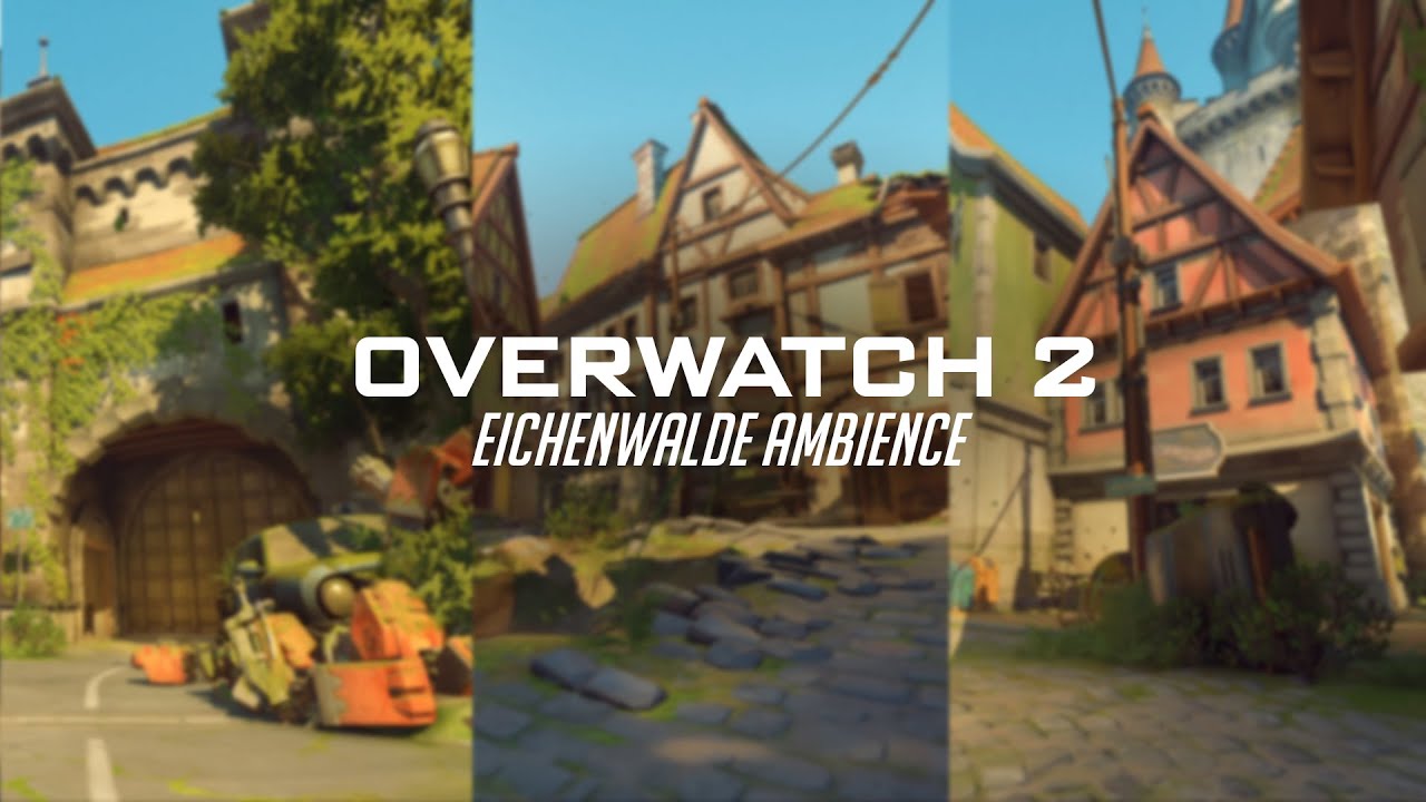 Overwatch 2 ASMR | Eichenwalde | Nature Ambience & Birds Sounds | Evening