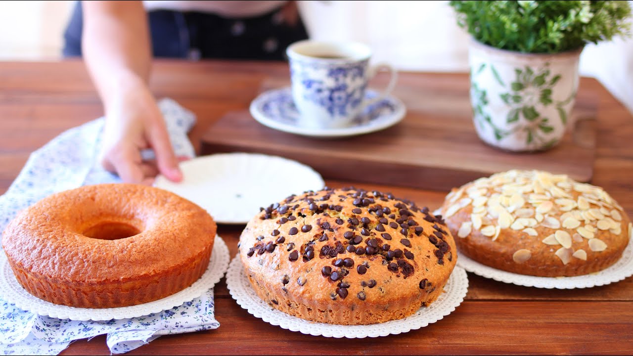 MINI TORTE per solo 2 PERSONE *per la Colazione e Merenda* - 3 Ricette Facilissime per Tutti