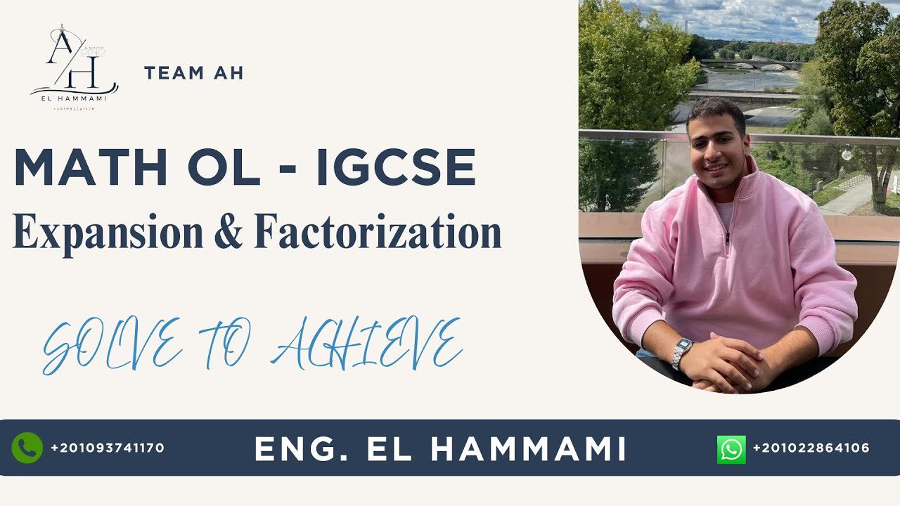 Expansion & Factorization - Math OL Edexcel