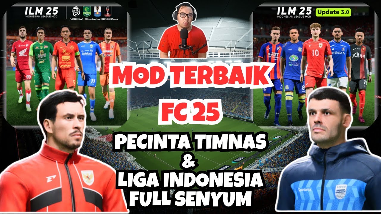 PERTAMA KALI COBAIN MOD ILM TERBAIK BUAT FC25 🔥ADA BRI LIGA 1 SAMPE LIGA 3 NUSANTARA + TIMNAS INDO 😍