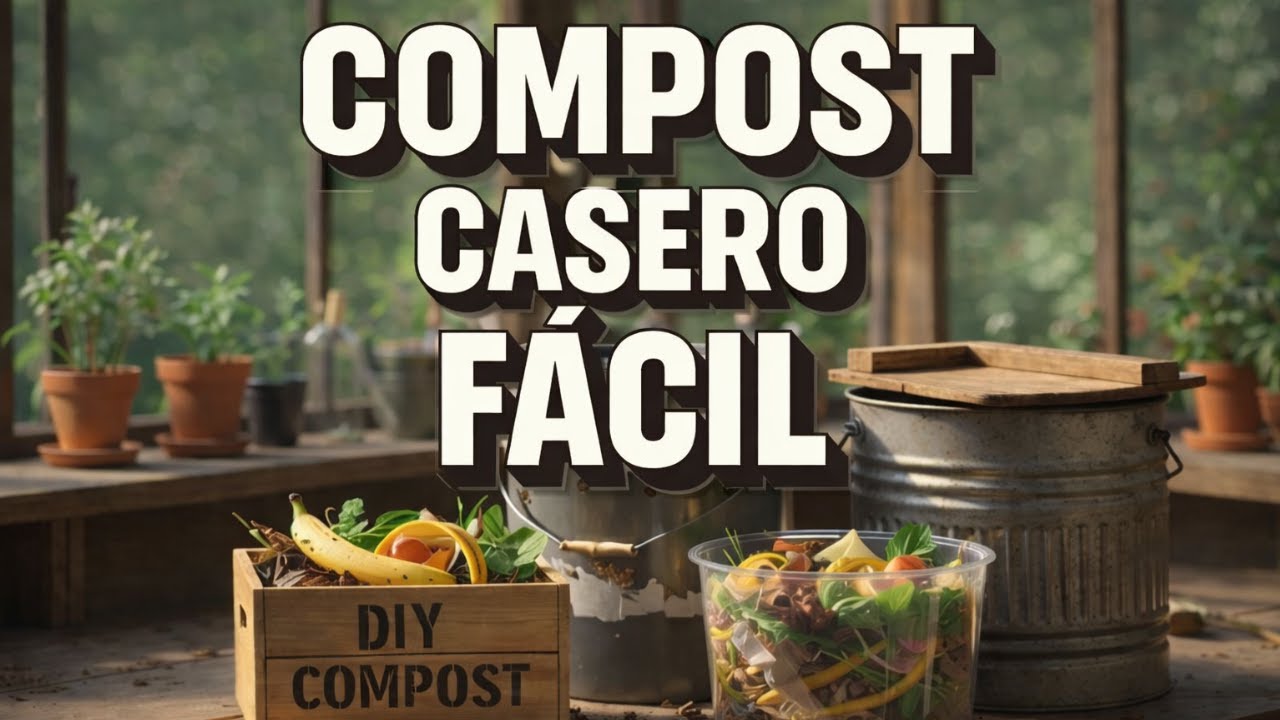 Cómo hacer COMPOST CASERO en casa ♻️🌀 Fácil, ecológico y SIN OLORES