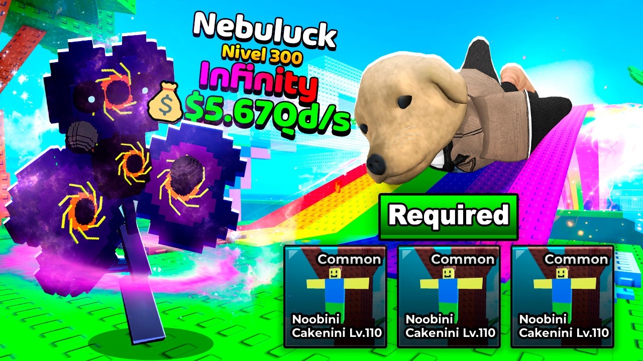 I got THE NEW INFINITY NEBULUCK in Escape Tsunami For Brainrots