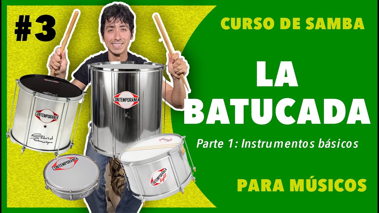Clase #3 La Batucada | Parte 1: Instrumentos Básicos | 🇧🇷 CURSO DE SAMBA PARA MÚSICOS
