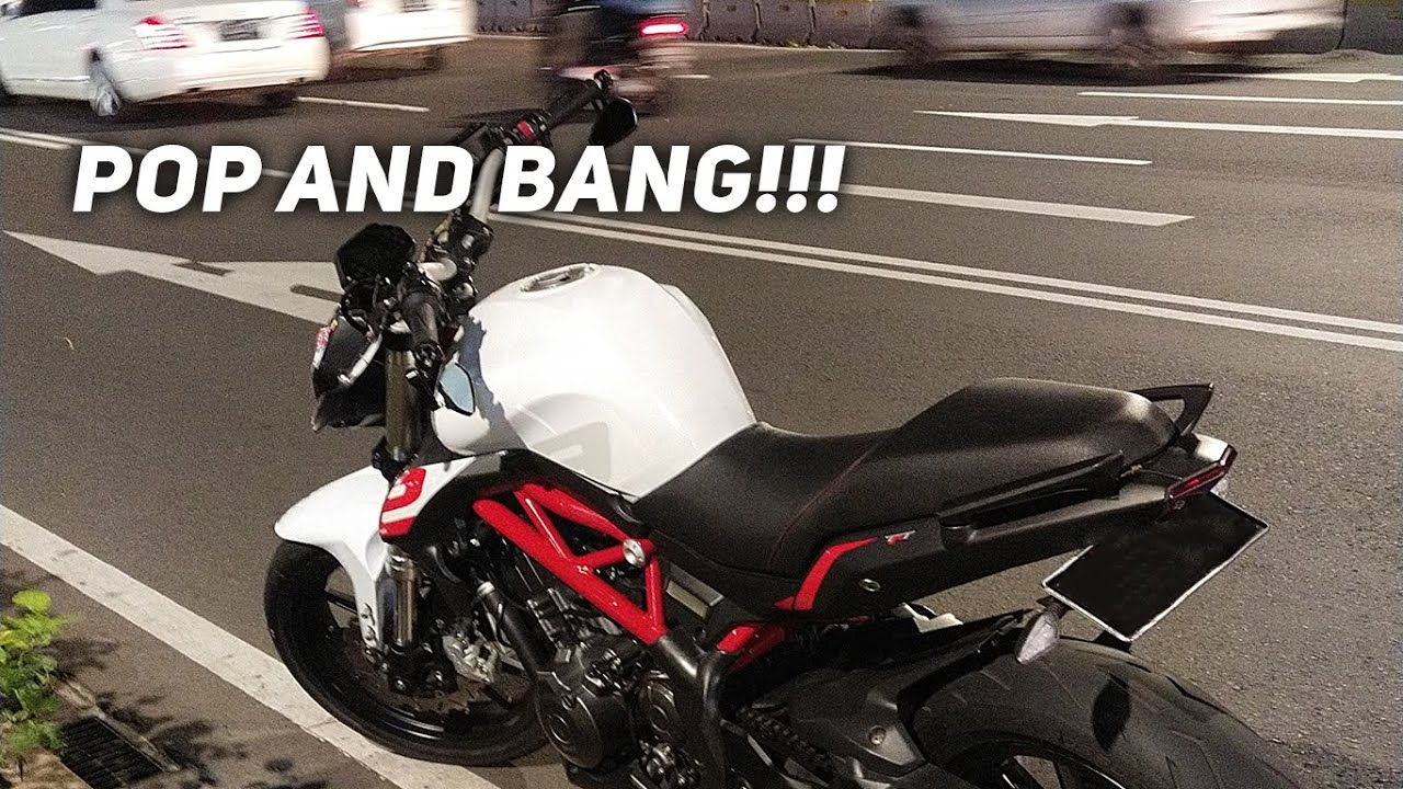 PURE SOUND + POP & BANG BENELLI TNT 249S | MOTOVLOG