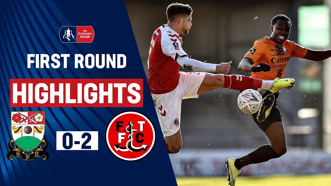 Ashley Hunter seals victory for Fleetwood | Barnet 0-2 Fleetwood Town | Emirates FA Cup 19/20