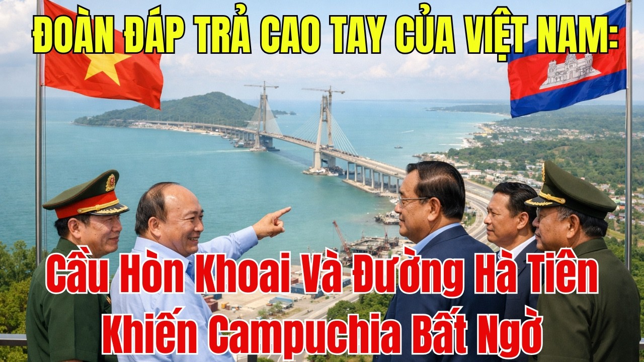 Đoàn Đáp Trả Cao Tay Của Việt Nam: Cầu Hòn Khoai Và Đường Hà Tiên Khiến Campuchia Bất Ngờ