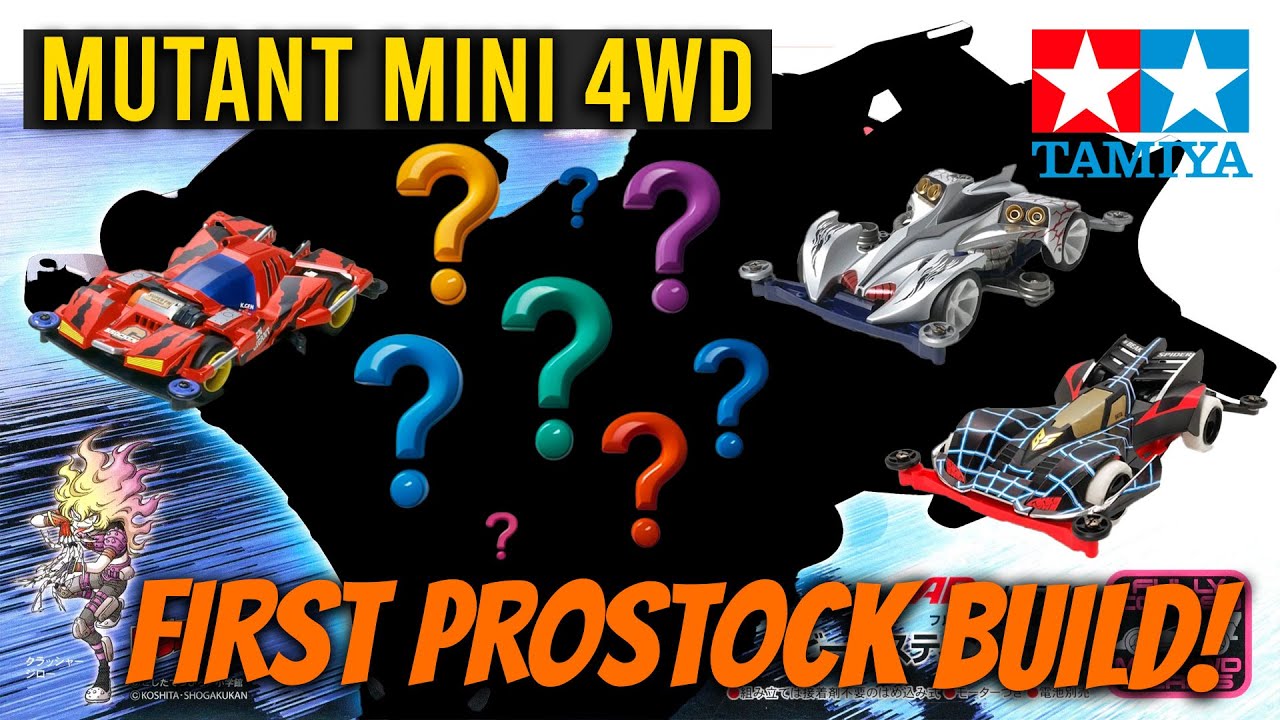 Tamiya Mini4WD -  PROSTOCK Build for AR Chassis (with UPGRADE Parts Used)