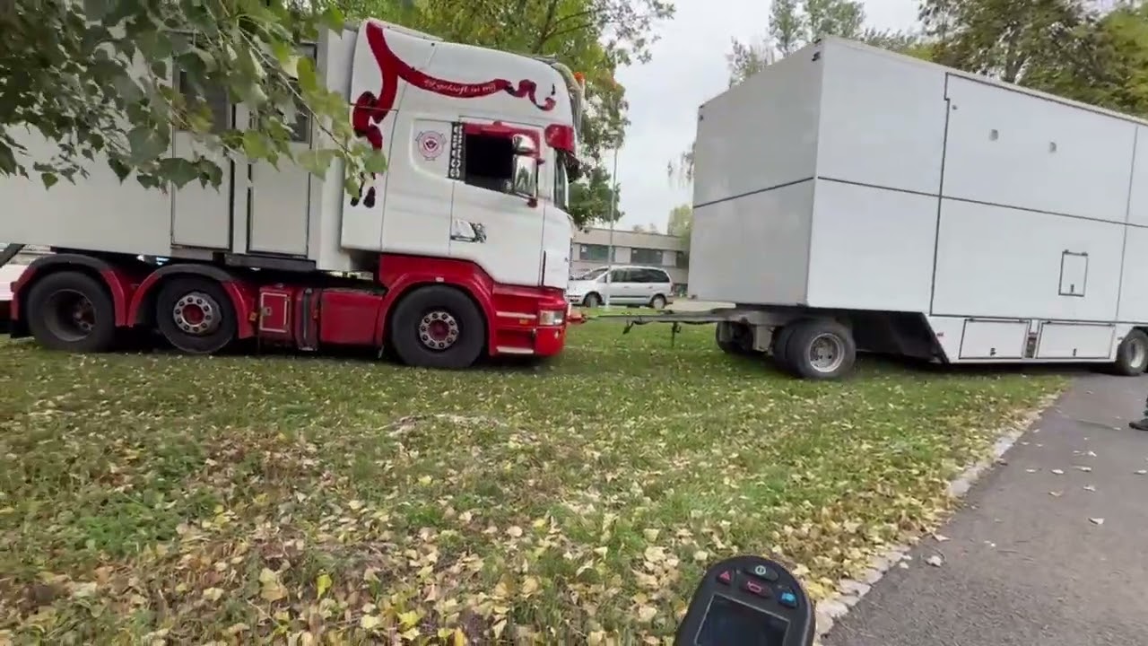 Polabinská pouť 2025 Příjezd atrakcí Timelapse #adrenaline #atrakce #schausteller #kermis  #technika