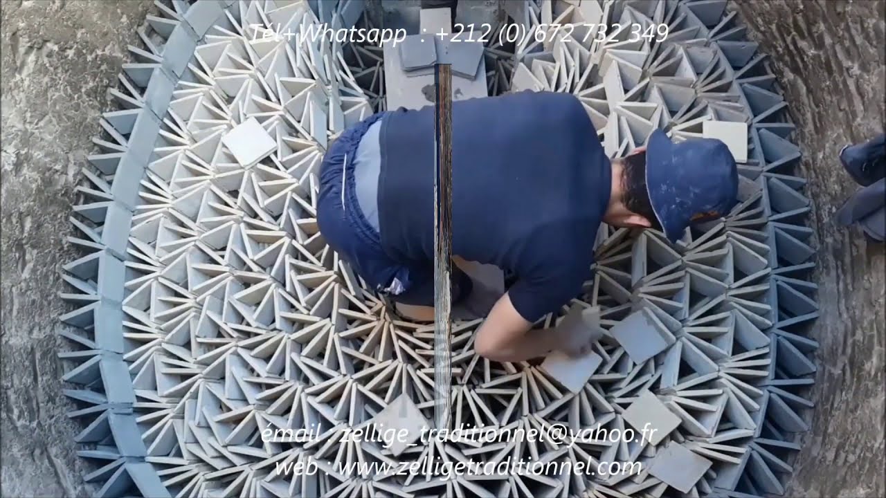 الفن المعماري المغربي الزليج البلدي الفاسي ( الفسيفساء)