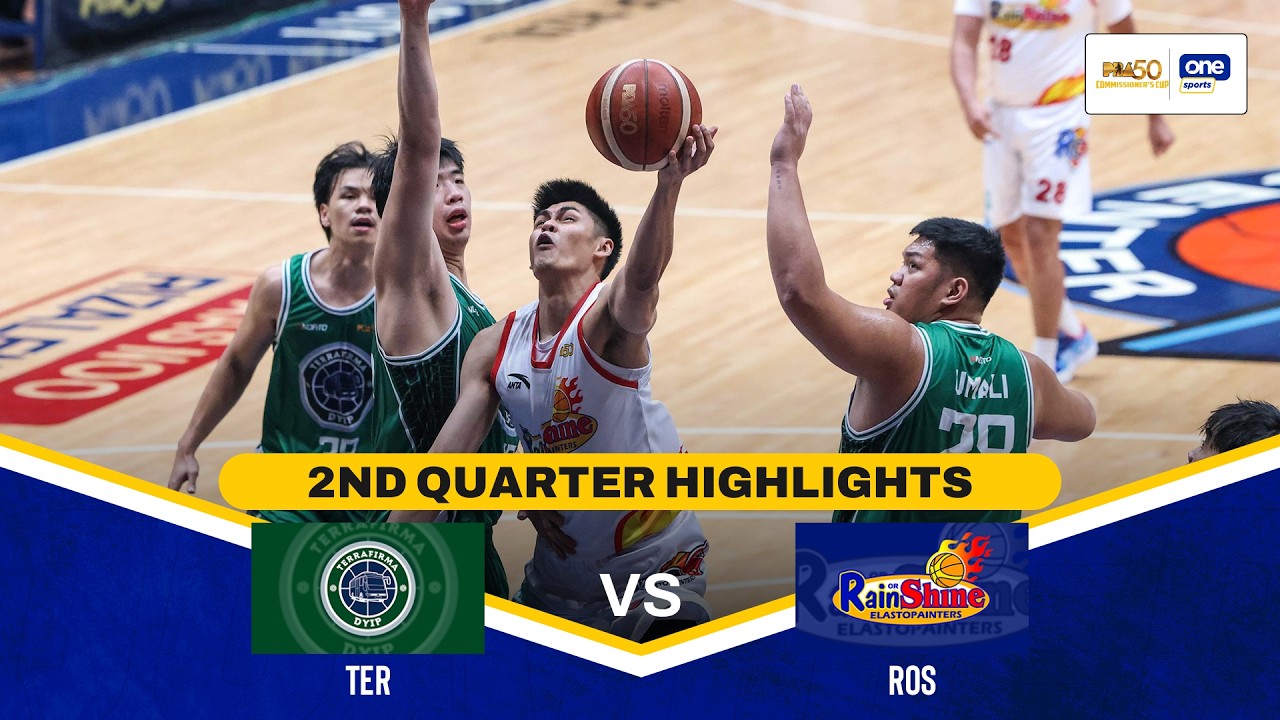 TERRAFIRMA vs RAIN OR SHINE | 2ND QUARTER HIGHLIGHTS | PBA SEASON 50 COMMISSIONER&rsquo;S CUP
