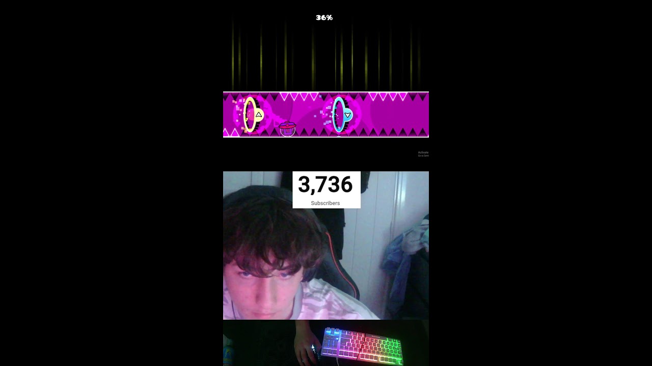 58/365 Playing Geometry Dash Beating DeadLocked TODAY!!!