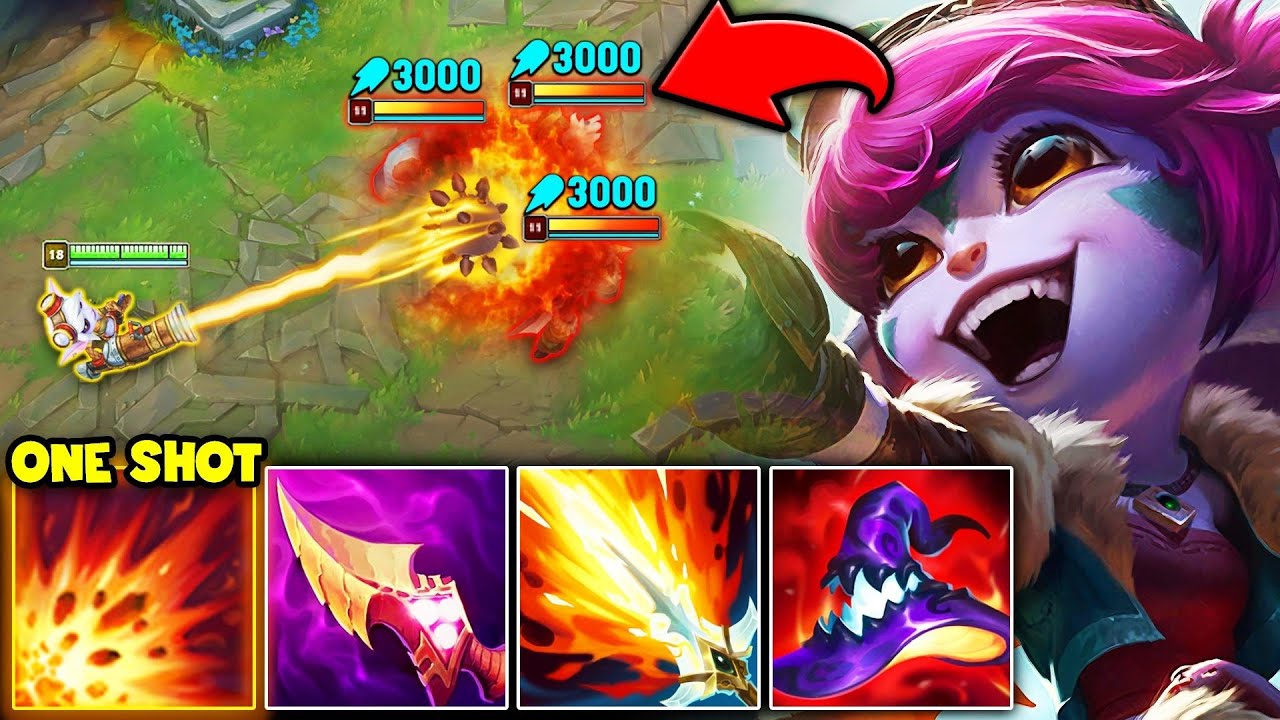TRISTANA, BUT I'M FULL AP AND MY ULT IS A LITERAL NUKE! (100% AP SCALING)