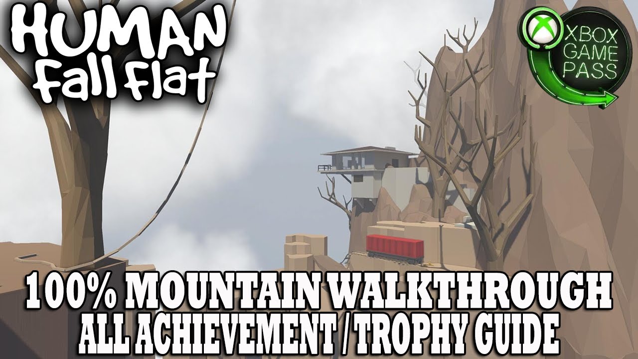 Human Fall Flat Achievement Walkthrough | Level 4 - Mountain 100% Guide