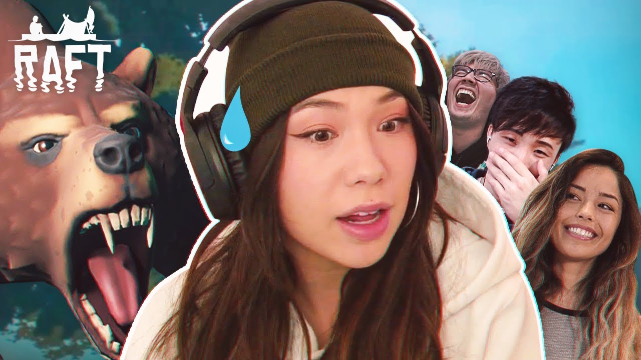 this island is dangerous! Raft ft. Sykkuno, Valkyrae, Masayoshi & more