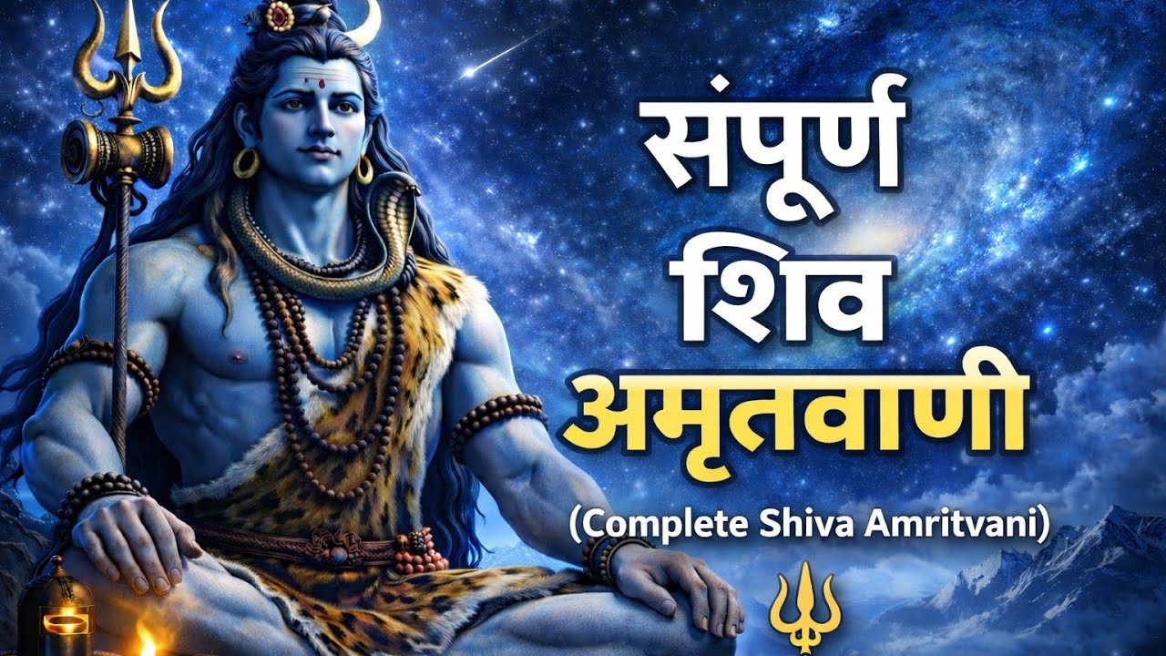 संपूर्ण शिव अमृतवाणी | Complete Shiva Amritvani for Peace & Blessings