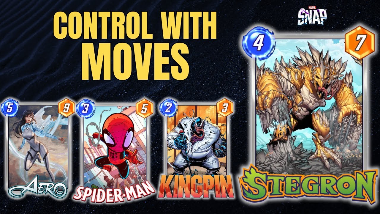 Control The Opponents with This MOVE deck in Marvel SNAP !! No Series 4 and Series 5 Cards