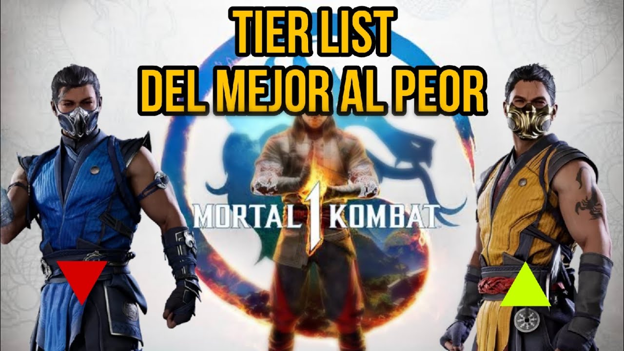 TIER LIST DEL MEJOR AL PEOR PERSONAJE - MORTAL KOMBAT 1