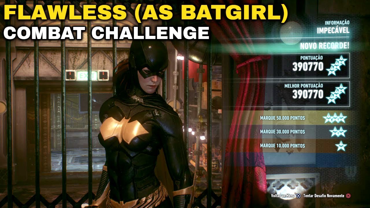 Batman: Arkham Knight - Flawless (as Batgirl) - Combat Challenge