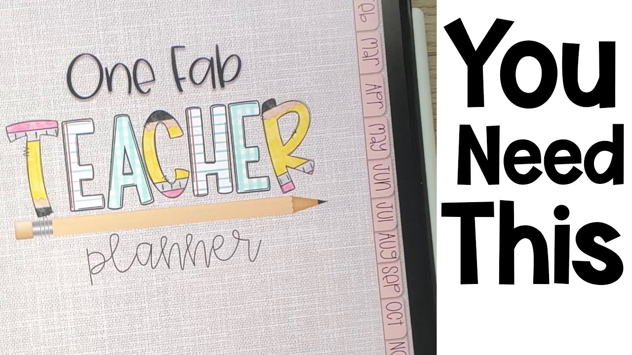 Inside my One Fab Digital Teacher Planner