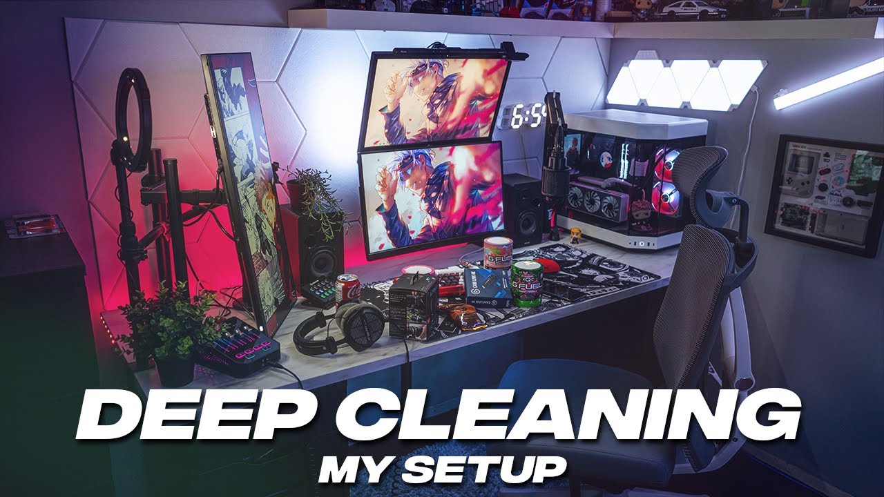 Deep Cleaning my $11,000 Gaming Setup (For Setup Wars)