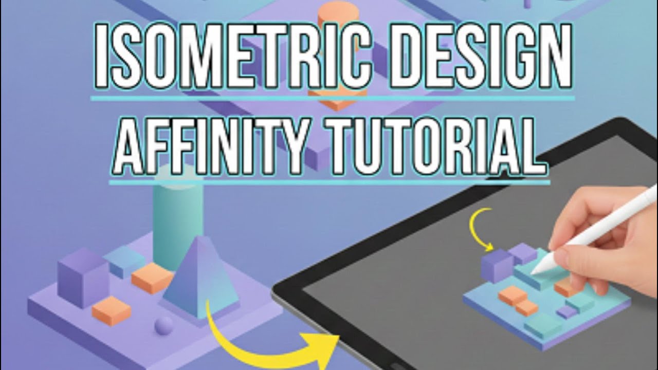 membuat desain isometric menggunakan affinity by canva 