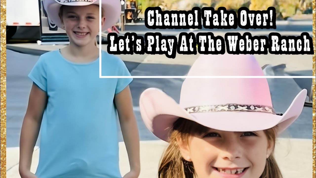 I took over my sister’s YouTube channel! Lets play with her horses at the Weber Ranch!