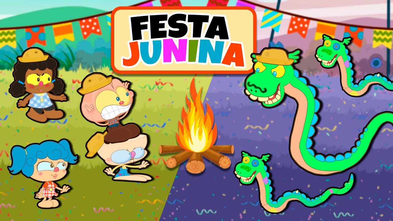 Mongo e Drongo na FESTA JUNINA | Olha a SERPENTE! 👀 É VERDADE!!! - Festa de SÃO JOÃO 🔥🌽