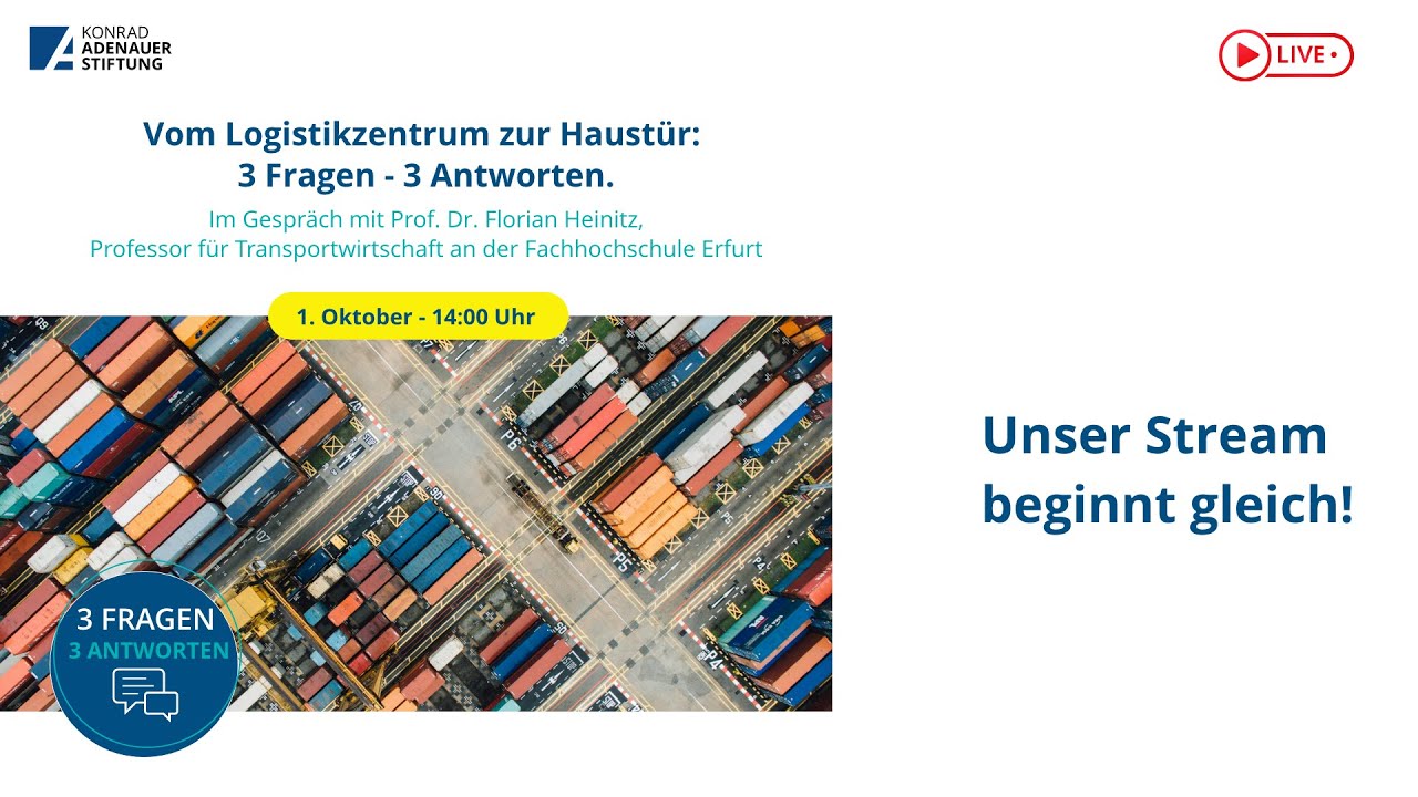 Vom Logistikzentrum zur Haustür: 3 Fragen - 3 Antworten