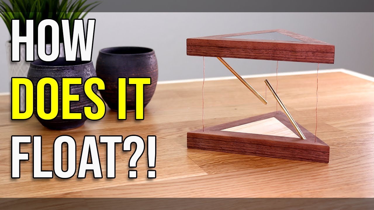 The Secret behind this Infinity Mirror Tensegrity lamp - See how it is made