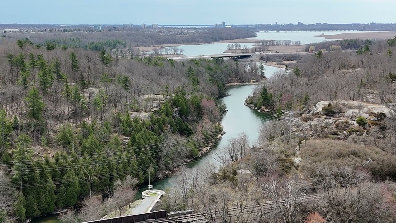 KIngston Mills and the Cataraqui River.