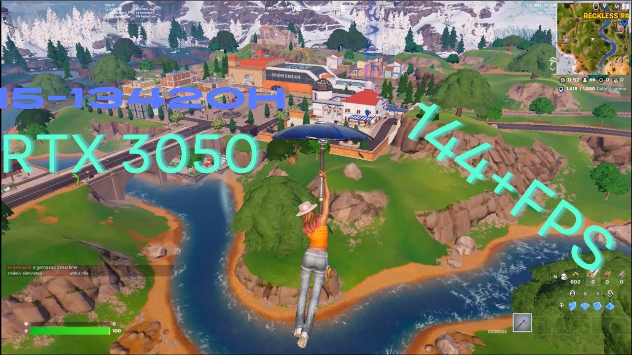 Hp Victus 15 RTX 3050 Fortnite Ranked
