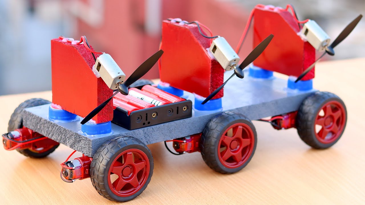 How to Make Powerful Smart Remote Controlled Road Cleaning Car