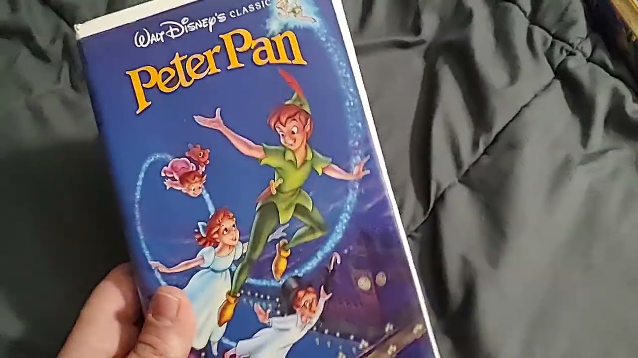 Comparison video #2 2 different VHS versions of Peter Pan (1953)