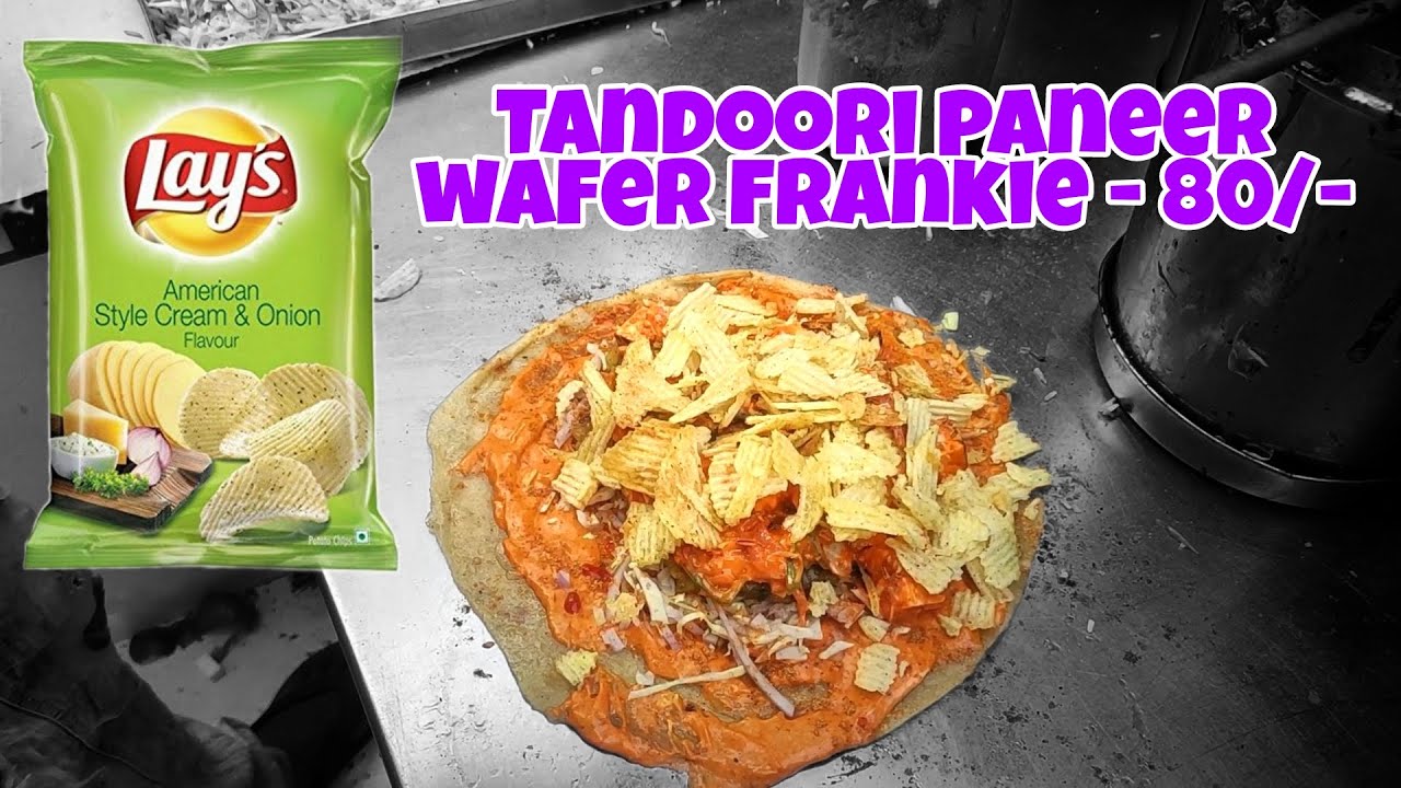 Best Tandoori paneer wafer frankie | Mumbai street food