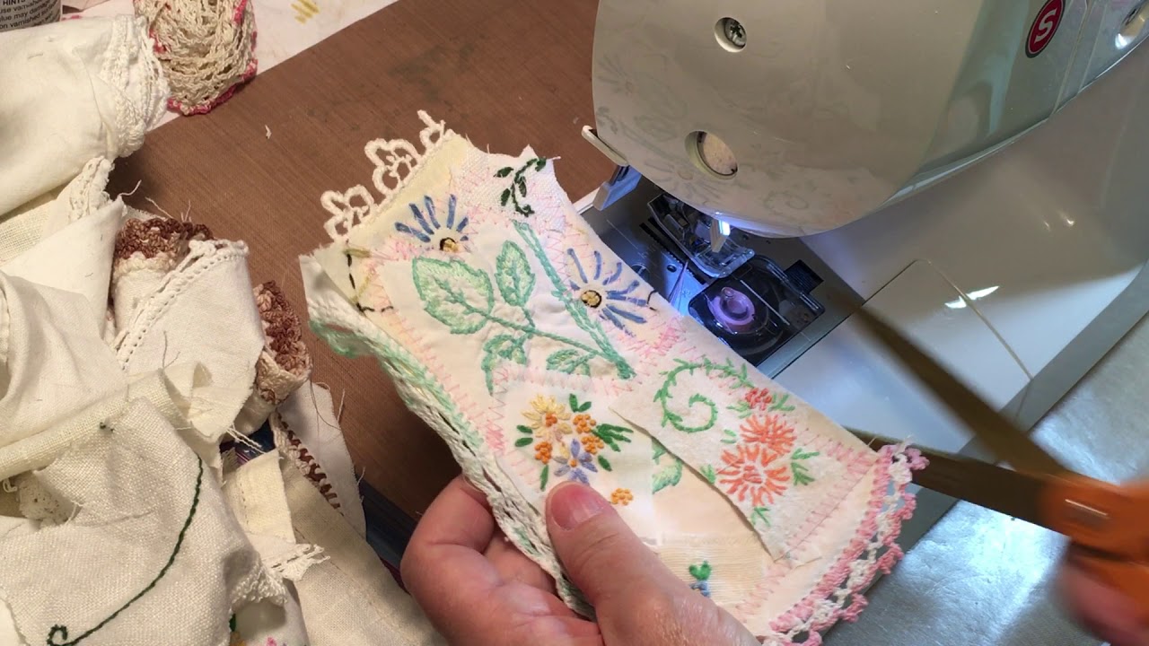 Tutorial - FrankenTags - Embroidered