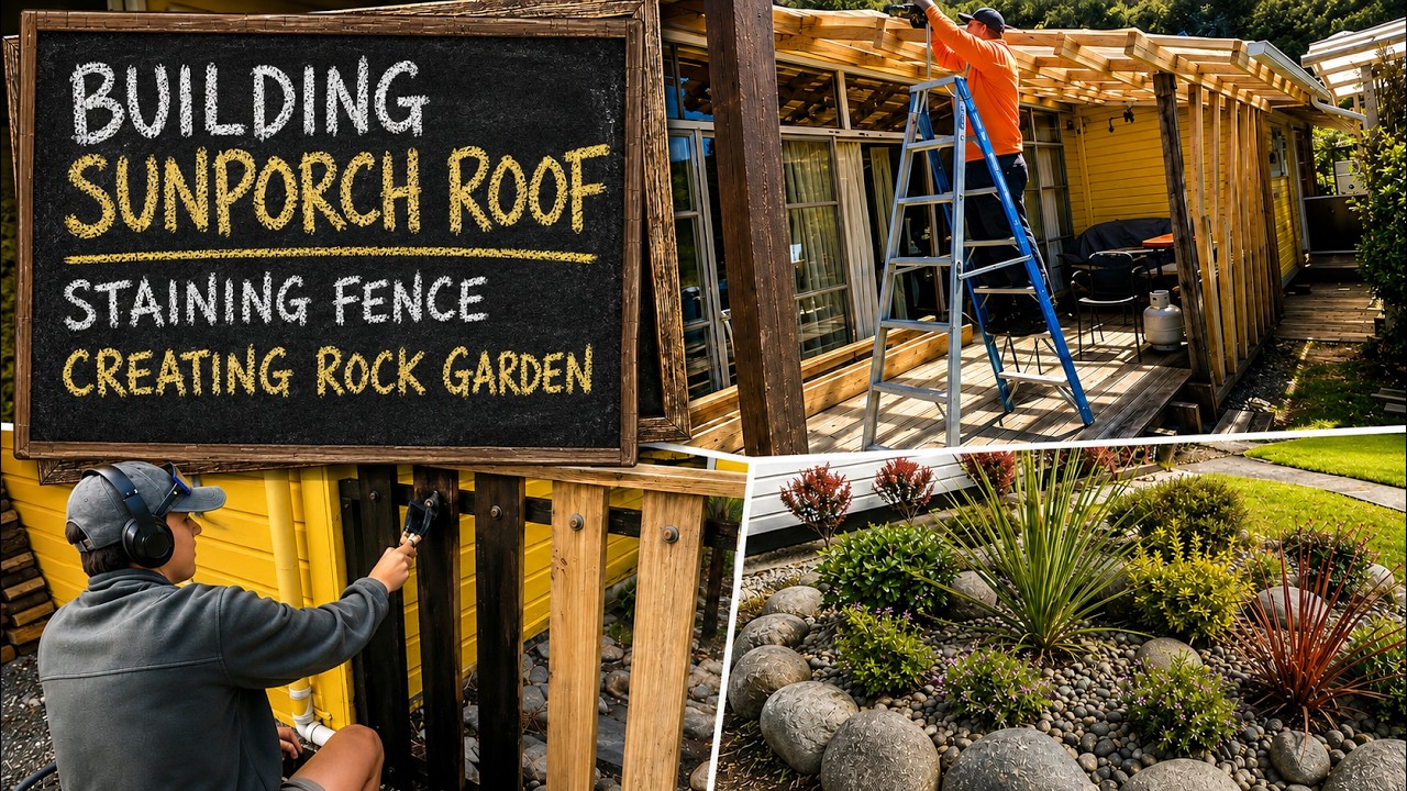 Building the Sun Porch Extension Part 2 | Mistakes, Learning & Laughs with My Grandson DIY Build V2!