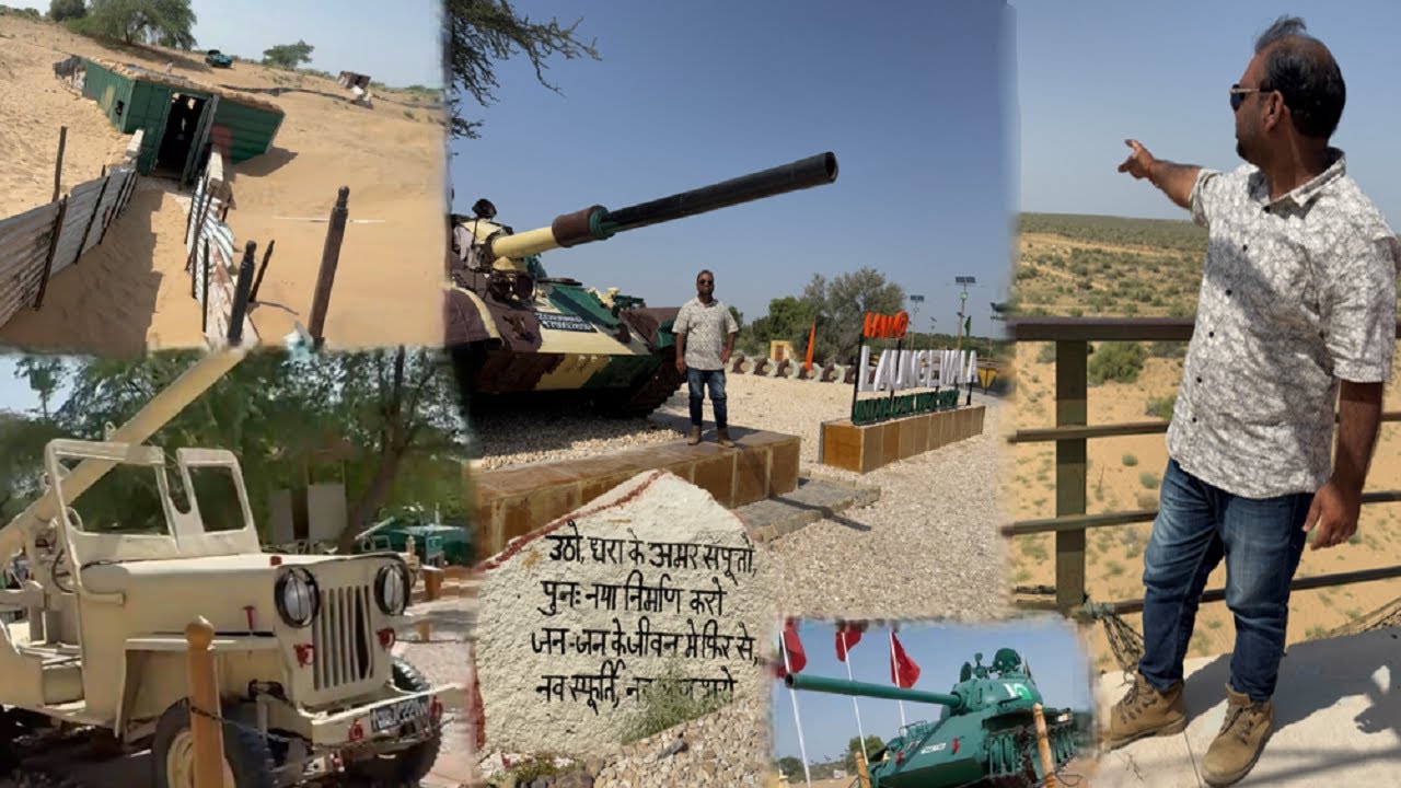 INDIA 🇮🇳 -Pak Border Experience ||| Longewala War Memorial || 1971 War History #longewala #travel