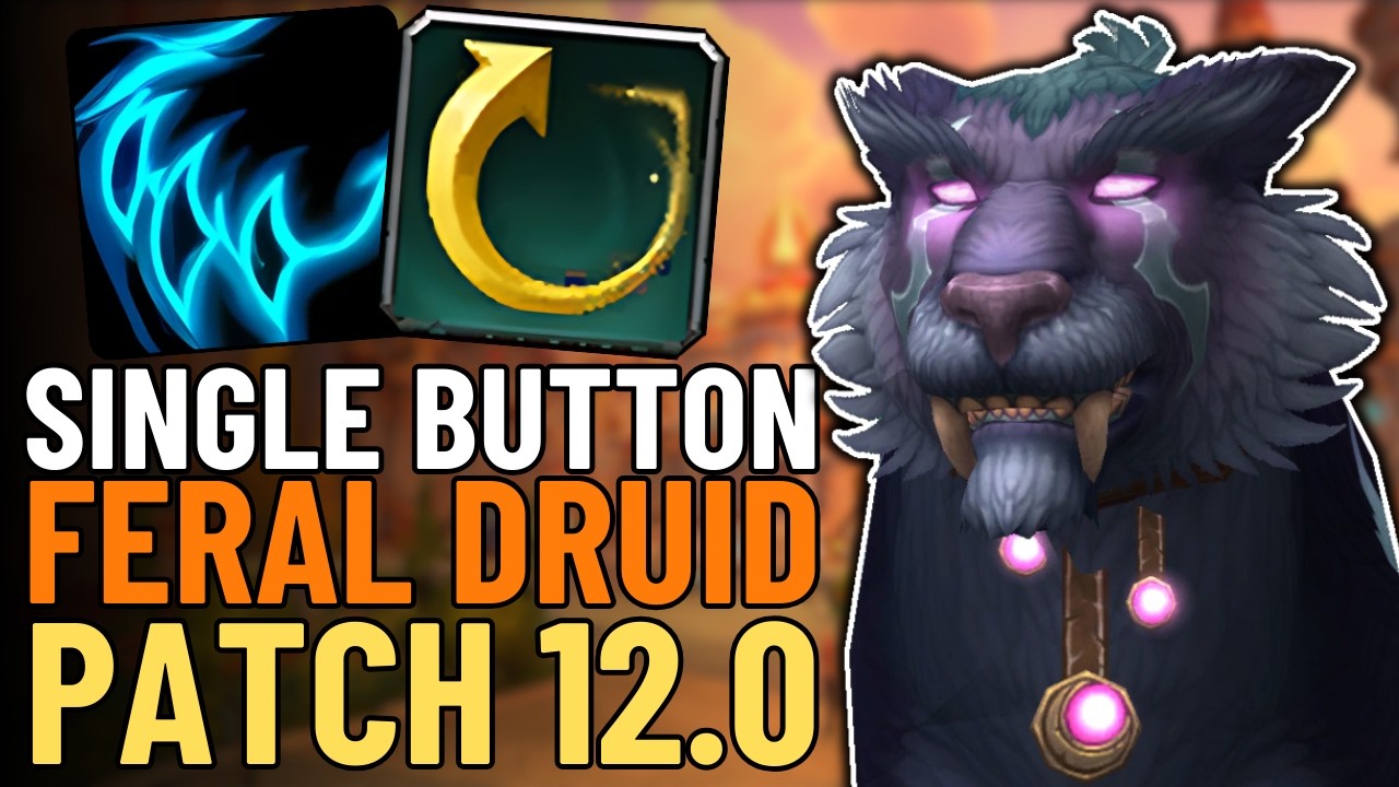 One Button Feral Druid Guide | SBA DPS Build for WoW Midnight