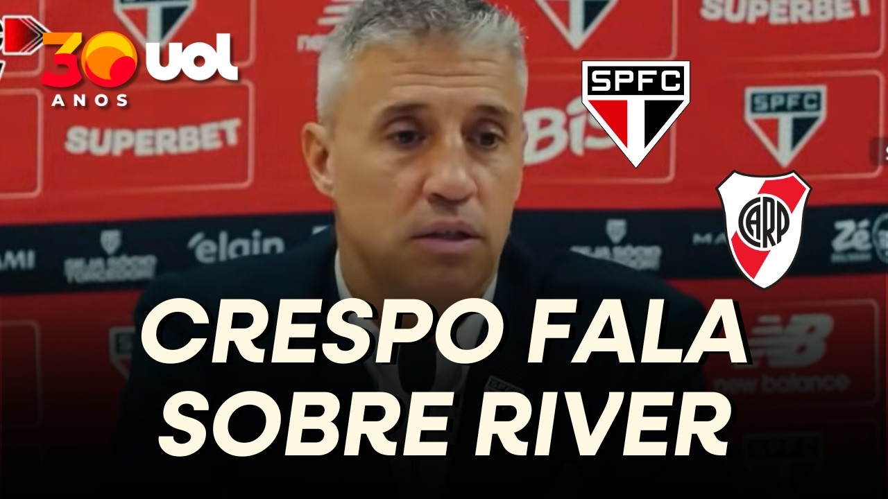 CRESPO FALA SOBRE INTERESSE DO RIVER PLATE PELA PRIMEIRA VEZ: 'FIQUEM TRANQUILOS, SEI ONDE ESTOU'