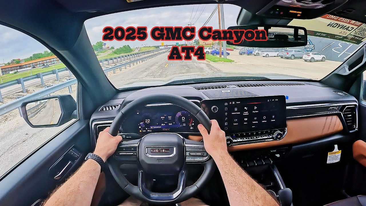 POV Driving Review – 2025 GMC Canyon AT4 | Did GMC Get It Right? (Binaural Audio)