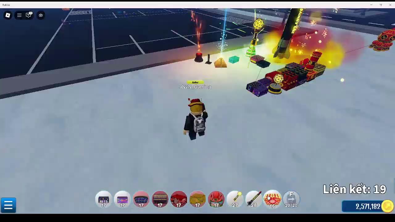Happy Lunar New Year 2025 | Roblox | Bắn pháo hoa vào ngày tết nguyên đán !!
