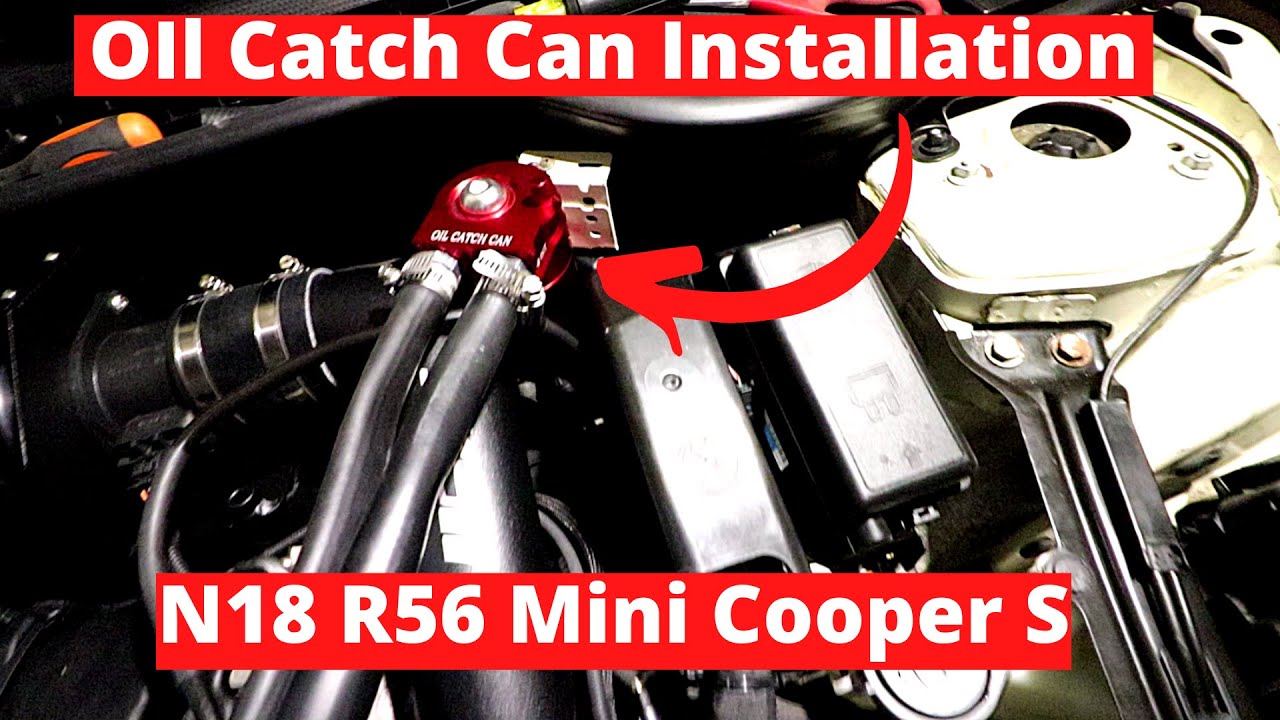 Как установить маслоуловитель на Mini Cooper S N14/18 R56