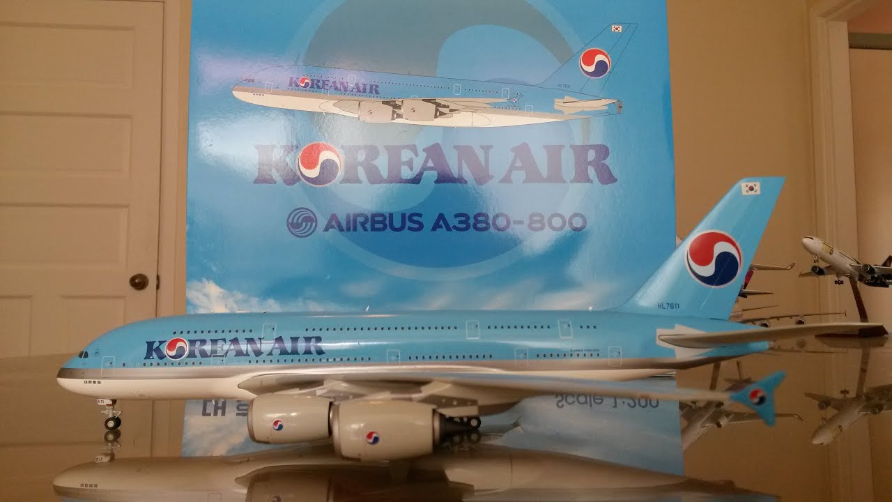 JC Wings 1:200 Korean Air A380 Unboxing and Review