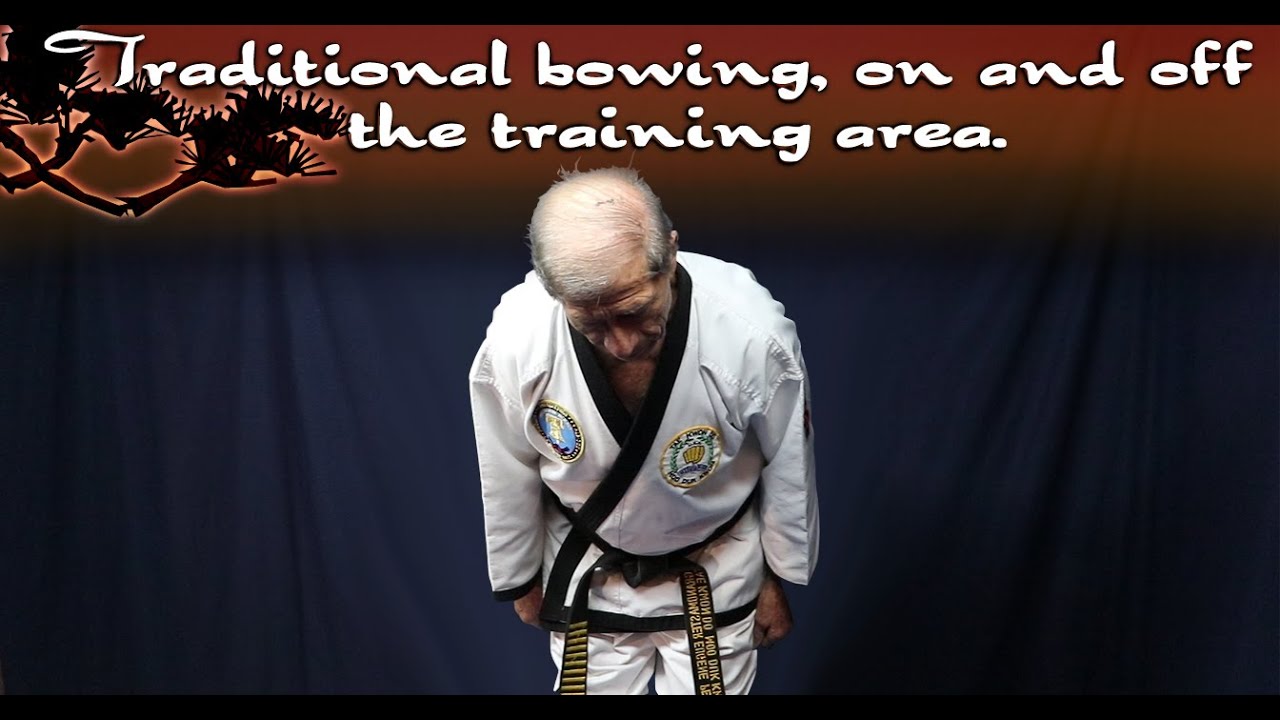 Martial Arts Lesson in One Minute: Traditional Bowing, On And Off The Training Area