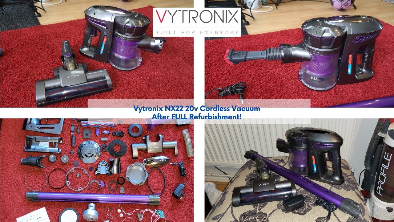 Vytronix NC22 Cordless cheap vacuum - After restoration & refurbishment!