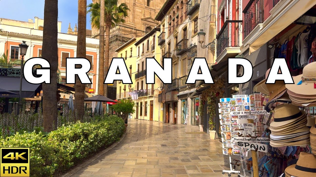 SPAIN | Enchanting Streets of Granada! | 🇪🇸 4K HDR