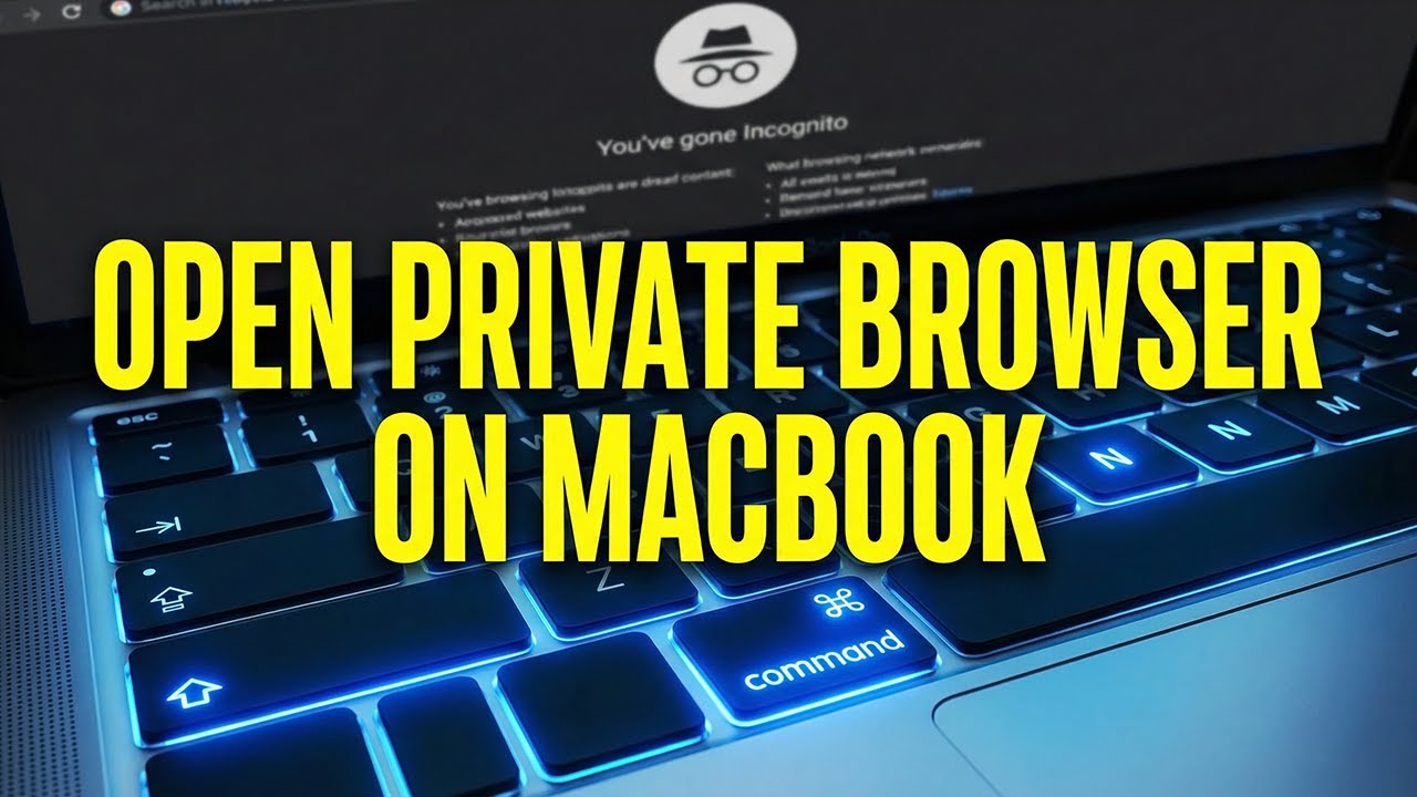 Откройте приватный браузер на MacBook за 3 секунды